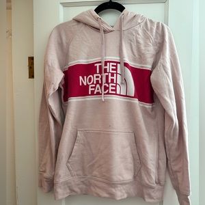 Pink North-face Sweatshirt Size Medium